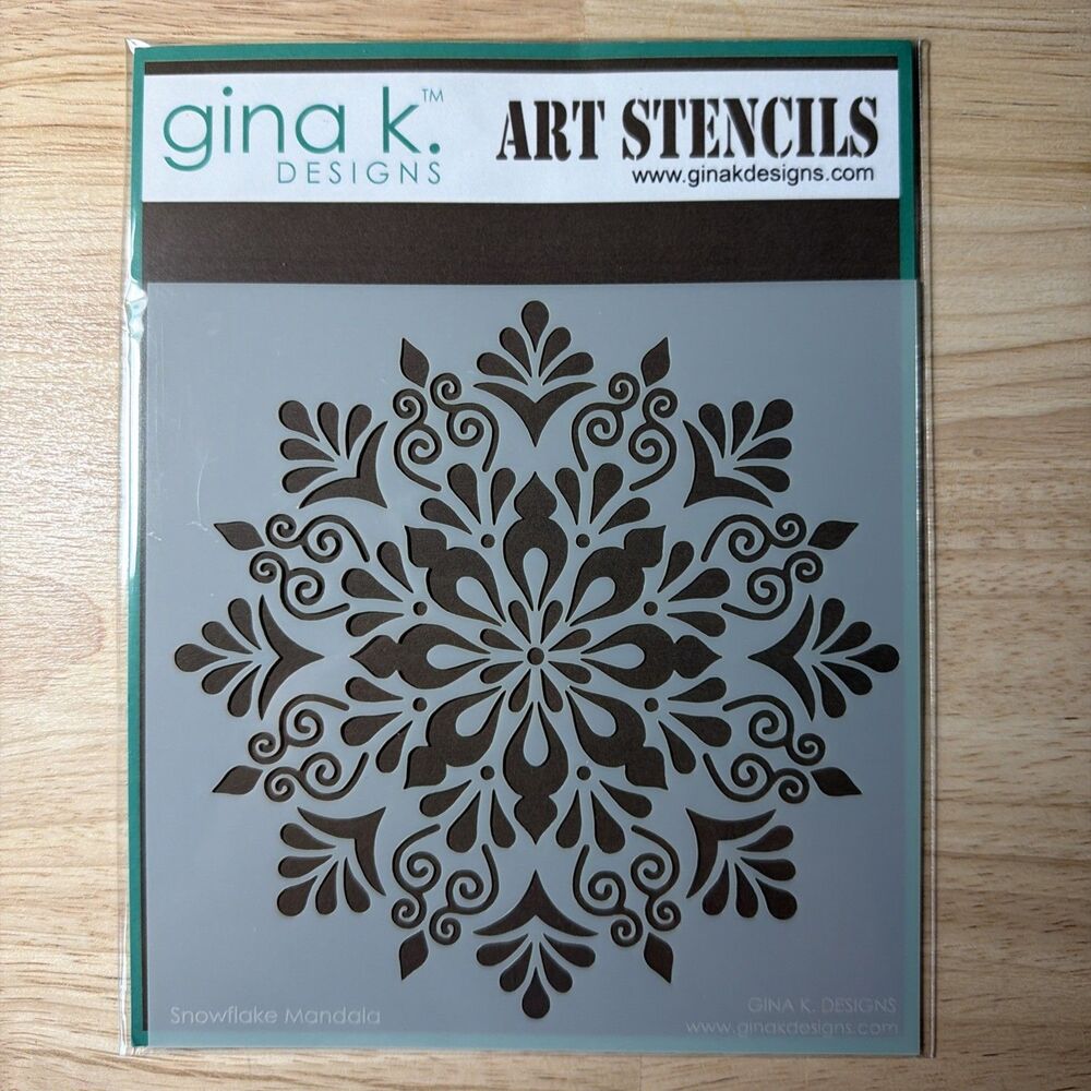 Gina K Designs Stencil snowflake mandala